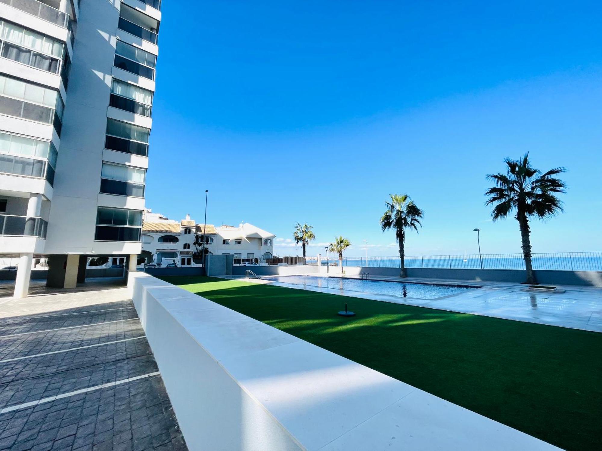 Apartamento En Primera Linea Con Vistas A La Playa Ensenada Del Esparto Del Residencial Vina Del Mar Apartment Ла Манга Дел Мар Менор Екстериор снимка