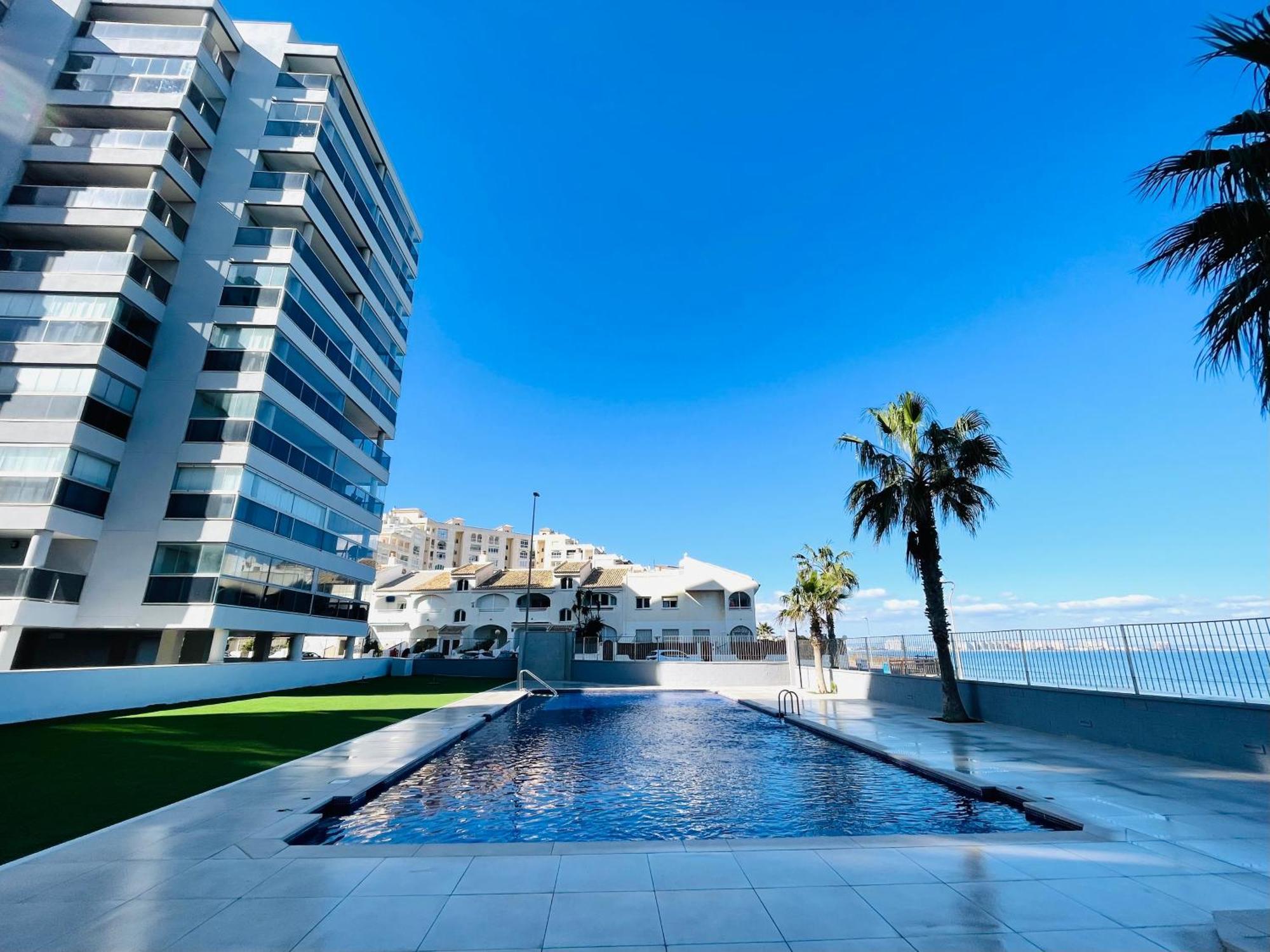 Apartamento En Primera Linea Con Vistas A La Playa Ensenada Del Esparto Del Residencial Vina Del Mar Apartment Ла Манга Дел Мар Менор Екстериор снимка